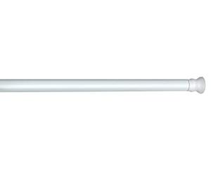Wenko 19203100 Telescopic shower rail extra strong White Ø 2,8 cm, Metal Aluminium, White