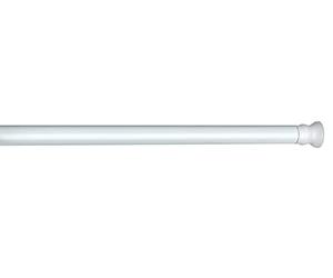 Wenko 19206100 Telescopic shower rail extra strong. Ø 2,8 cm, Metal Aluminium, White