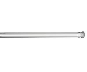 Wenko 19208100 Telescopic shower rod Chrome Ø 2 cm, Metal Aluminium, Chrome