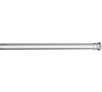 Wenko 19210100 Telescopic shower rod Chrome Ø 2 cm, Metal Aluminium, Chrome