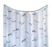Wenko 19219100 Curved Shower Rod White variabel, Metal Aluminium, White