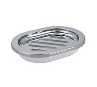 WENKO 19479100 Soap tray Vercelli, Plastic PP, 13.5 x 2.5 x 9.8 cm, White