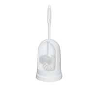 WENKO 19620100 WC brush set Standard White with rim cleaner, Plastic, 13 x 42 x 13 cm, White