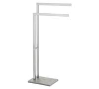 WENKO 20603100 Towel stand Granite - clothes stand, Stainless steel, 43.5 x 86.5 x 20 cm, Satinised