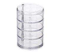 WENKO 20990100 Cosmetic organizer Tower Transparent 4 compartments, Acrylic,...