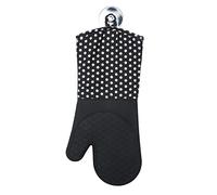 WENKO 2102167100 Oven gloves Silicone Black - 1 pair, Cotton