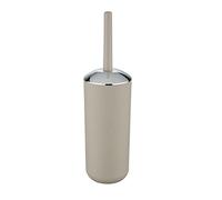 WENKO 21220100 WC brush set Brasil Taupe unbreakable, Plastic TPE, 10 x 37 x 10 cm, Grey Taupe