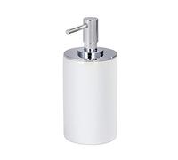 WENKO 21651100 Soap dispenser Polaris Neo White - Capacity: 0.25 l, Ceramic, 8.5 x 16 x 7.2 cm, White