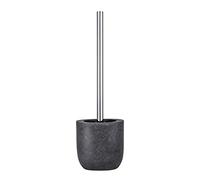 WENKO 22025100 Toilet brush Puro Anthracite - Polyresin, 11.2 x 37 x 9 cm, Anthracite