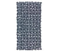 WENKO 22501100 Bath mat Paradise anthracite - Antirutsch-Badewannenmatte mit Saugnäpfen, Polyvinyl chloride, 36 x 71 cm, Anthracite
