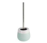 WENKO 22542100 Toilet brush Malta mint/white - toilet brush holder, Ceramic, 14 x 38.5 x 14 cm, Mint green