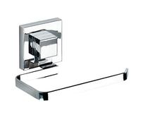 WENKO 22687100 Vacuum-Loc® toilet paper holder Quadro, Stainless steel, 14 x 6 x 11 cm, Shiny