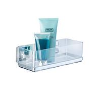 WENKO 22692100 Vacuum-Loc® wall shelf Quadro, Stainless steel, 25.5 x 8.5 x 14 cm, Shiny