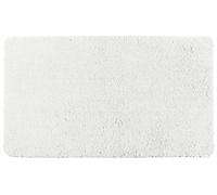 WENKO 23072100 Belize Bath Mat 55 x 65 x 3 cm, White, Polyester,