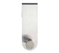 WENKO 23250100 Shower hook Celano, Stainless steel, 4 x 12.5 x 5 cm, Matt