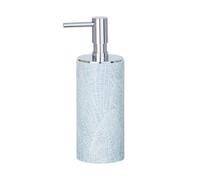 WENKO 23327100 Soap dispenser Sky - Liquid soap dispenser Capacity: 0.14 l, Polyresin, 6 x 17.5 x 7.5 cm, Light blue
