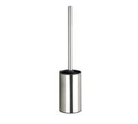 Wenko 23355100 Turbo-LOC Toilet Brush, Stainless Steel, Shiny, 8.5 x 40 x 9 cm