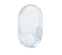 WENKO 23458100 Hook, Transparent, 2, 5 x 4 x 2 cm