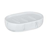 WENKO 23696100 Soap Dish, Ceramic, White, 12 x 3 x 8 cm