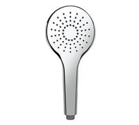 Wenko 23947100 Basic Shower Head Universal Handheld Shower Head Plastic (ABS), Diameter 12 cm, Chrome