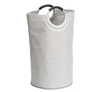 WENKO 3440001100 Laundry Collector Jumbo Stone - Shopper Capacity: 69 l, Polyester, 38 x 72 x 38 cm, Beige