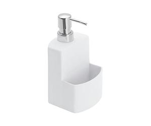 Wenko 3620115100 Washingup Liquid Dispenser True Colours Festival White SoftTouch Surface, Capacity 0.38 L, Ceramic SoftTouch Ceramic, 10 x 18 x 10 cm, White