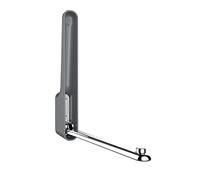 WENKO 50590100 Hook Dark Grey, 2.5 x 18 x 3.5 cm