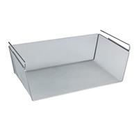 WENKO 53143100 Basket, Matt Silver, 44 x 17 x 28 cm
