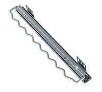 Wenko 5972100 Wardrobe Pull Out Shirt Hanger for up to 8 Shirts, Metal Metal Chrome Plated, 35 x 5.5 x 3 cm, Silver Shiny