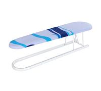WENKO 65509100 Sleeve ironing board - Sleeve board with decorative cover, Metal, 11 x 52 cm, White