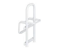 WENKO 8110100 Bath Safety Rail Secura - Adjustable, 120 kg Load-Bearing Capacity, Aluminium, 23 x 52.5 x 24.5 cm, White