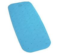 WENKO 84371500 Bathtub mat natural rubber Blue, Rubber, 90 x 37 cm, Blue