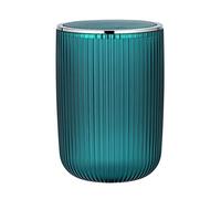 WENKO Agropoli L Top Bin with Swing Lid 5.5 L Petrol, 5,5 L