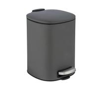 WENKO Alassio Pedal Bin Grey 5 L