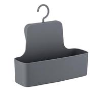 WENKO Barcelona Shower Caddy, Wall Basket Completely Shatterproof, 26 x 24 x 9 cm, grey, 26 x 24 x 9 cm