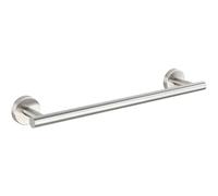 Wenko Bath Towel Rail Mod. Bosio Matt, Long Towel Rail with Plenty of Space for Bath Towels, Shower Towels and Towels, Solid Quality, Rustproof Stainless Steel with Matte Finish, 40 x 5.5 x 7 cm