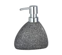 WENKO Soap Dispenser, Ceramic, Grey, 11,5 x 14,5 x 9 cm
