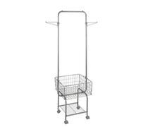 Wenko Clothes Hanger Butler Clothes Rack Laundry Basket Rod