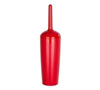 WENKO Cocktail Toilet Brush Set, Polystyrene, Red, 10 x 10 x 38 cm