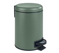 WENKO Cosmetic Pedal Bin Leman Dark Green 3L