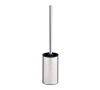 WENKO Detroit Toilet Brush - Stainless Steel, 8.9 x 41.5 x 8.9 cm, Satinized, Silver