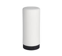 WENKO Dispensador Easy Squeez-e Blanco, Silicone, White/Black, 14 x 6 x 6 cm