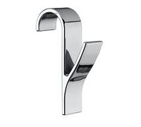 WENKO Door/Radiator Hooks, Chrome, 7 x 2.5 x 10.5 cm, set of 2