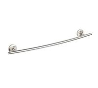 WENKO Duo Cuba Towel Rail, silver matt, 58 x 5 x 9 cm
