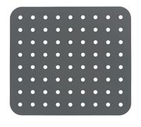 Wenko Insert Crystal Square Grey Sink Mat Extra Strong, 1 x 31 x 27.5 cm