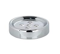 WENKO Jabonera Polaris cromado, Chrome, 4.3 x 1 x 4.3 inch