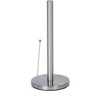 WENKO Kitchen roll holder Clayton, Stainless steel, 15 x 15 x 33 cm