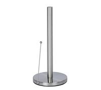 WENKO Kitchen roll holder Clayton, Stainless steel, 15 x 15 x 33 cm