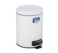 WENKO Leman Cosmetic Pedal Bin White 5 L
