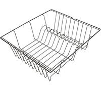WENKO "Lipsia Washing Basket, Silver, 36 x 33 cm